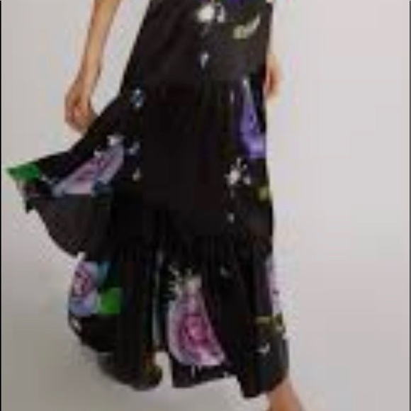 Cynthia Rowley NWOT ruffled maxi skirt size 8 - Picture 3 of 3